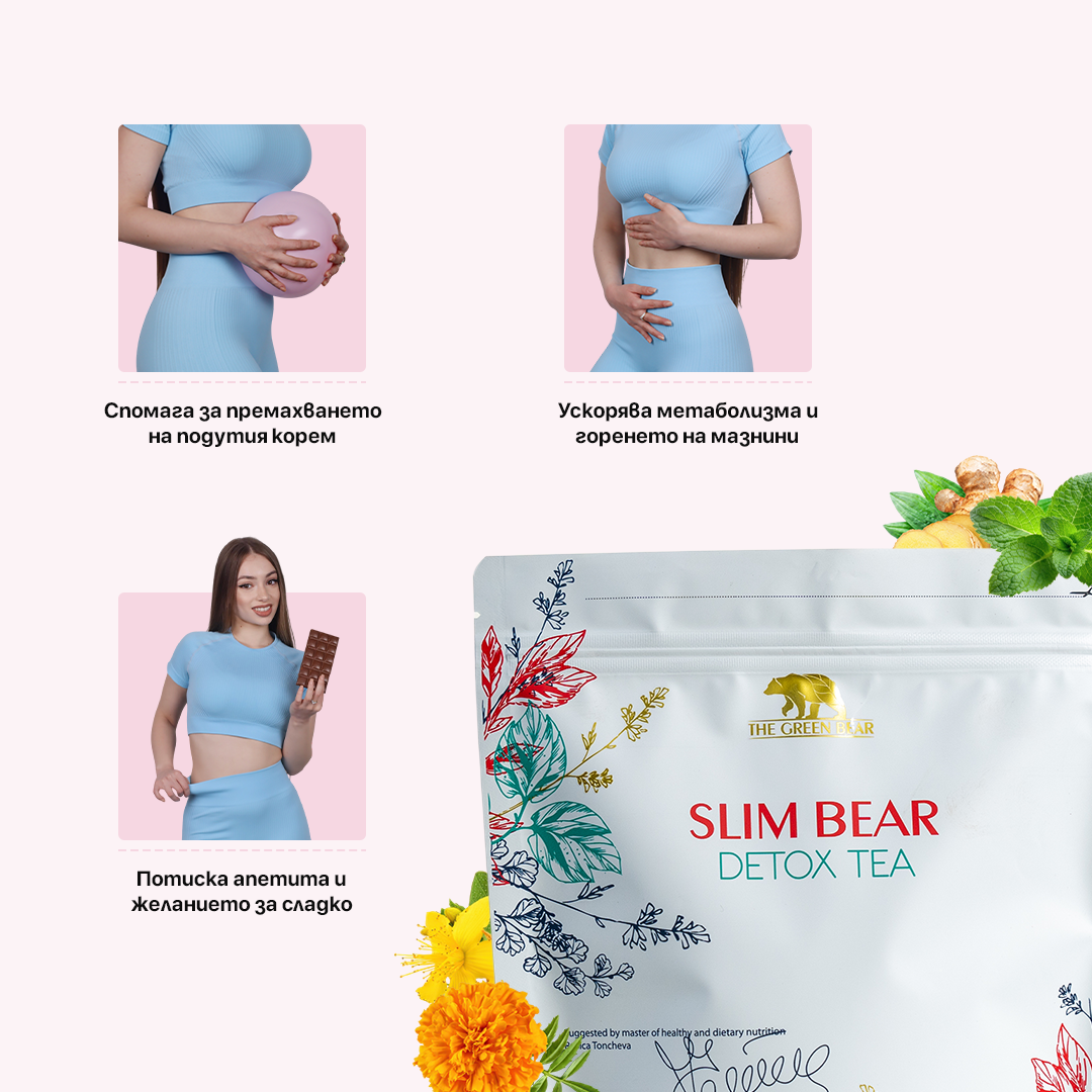 Slim bear x2 and Slim body x2 - Detox and weight loss