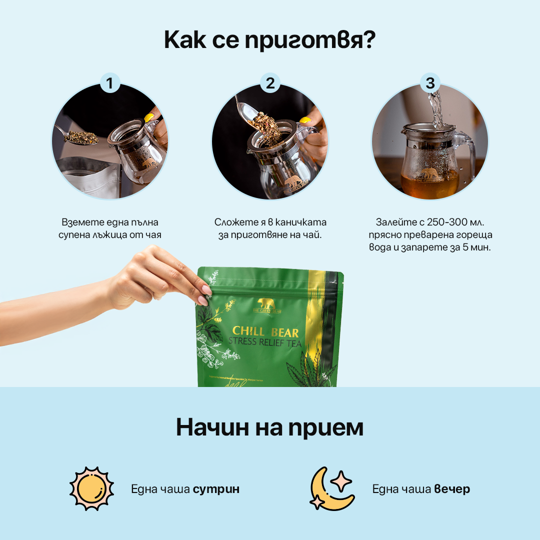 Chill Bear herbal mix - Relax Tea